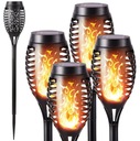 4x HORÁĽ SOLÁRNE LED LAMPA EFEKT PLAMEŇA OHŇA