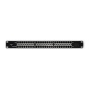 QOLTEC PATCH PANEL RACK 48V 24 PORT