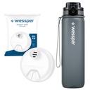 Wessper Activemax Tritan motivačná filtračná fľaša 0,5l +1x Vodný filter