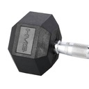 Činky HEX PRO BLACK 14 KG TRAINING GYM HMS