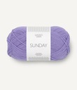 Purpurový krokus z merino vlny Sandnes Garn Sunday