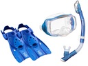 TUSA IMPREX SET MASKA Snorkel FINS L 42-49 BLUE