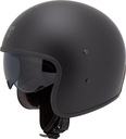 Highway 1 Vintage Fiber Open Face Helmet Jet L