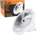 LED ŽIAROVKA AR111 15W GU10 1050lm 45 st. B. TEPLO