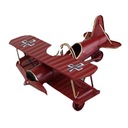 Diecast Plane Simulation Military Aircraft Red