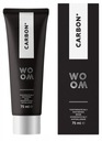 WOOM CARBON+ BIELIACA ČIERNA ZUBNÁ PASTA S AKTÍVNYM UHLÍM 75ml