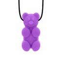 Logopedické hryzátko Teddy Bear Purple XXT