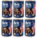 Brit Premium by Nature jahňacie 6x400g