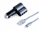 MYWAY USB NABÍJAČKA DO AUTO + KÁBEL 12/24V 5,1A