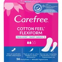 Carefree Cotton Feel Flexiform slipové vložky svieža vôňa 56 ks