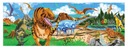 48 KUSOVÝ HÁDANKA. PODLAHOVÉ PUZZLE DINOSAURS SVET