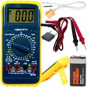 PROFESIONÁLNY MULTIMETER DIGITÁLNY MERAČ AKTUÁLNEJ TEPLOTY SONDA BATÉRIA LCD