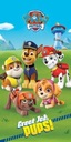 UTERÁK PAW PATROL 70X140 BAVLNENÝ BAZÉN