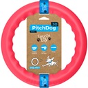 Krúžok na aport PitchDog, 28 cm, ružový