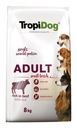 TROPIDOG Premium Adult Small Beef pre psov 8 kg