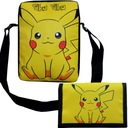 Taška cez rameno + peňaženka POKEMON Pikachu set