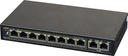 PoE switch 10 portov 8xPoE 2xUPLINK 96W S108