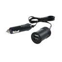 Nabíjačka 2xUSB predlžovací kábel 3000mA 12V 24V 100cm