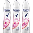 REXONA Sexy Bouquet antiperspirant aerosól 3x150ml