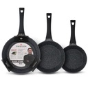 ZWIEGER BLACK STONE PAN SET 3 EL + ZADARMO