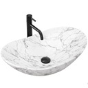 Keramické umývadlo Royal Statuario Marble Mat