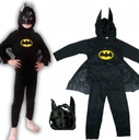 BATMAN OUTFIT JEDNORÁZOVÝ KROJ NA KARNEVALOVÝ PLES -M