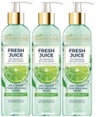 3x BIELENDA FRESH JUICE MICELÁRNY GÉL S BIOATÍVNOU CITRUSOVOU VODOU + LIMETKA