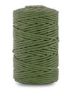 Bavlnená šnúra 5mm 100m macrame khaki