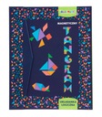 Tangram drevené puzzle Montessori magnetické bloky rôznych tvarov