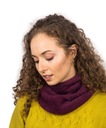 Dámsky komínový šál Alpaca tube plain Bordeaux