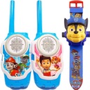 PAW PATROL PLAY SET HODINKY S PROJEKTOROM CHASE + 2x WALKIE TALKIE