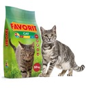 Suché krmivo CAT Favorit MIX CHUTÍ hydina ryba hovädzie mäso 10 kg