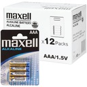 MAXELL Alkalické batérie 1,5V LR03 AAA 12 x 4 ks.