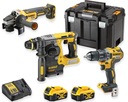 DEWALT COMBO SADA DCD796 DCH273 DCG405 2XAKU