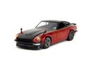 JADA RÝCHLO A ZBESILO 1972 DATSUN 240Z ČERVENÁ 1:24 KOV NOVÝ MODEL