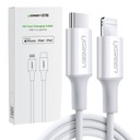 UGREEN RÝCHLY USB-C LIGHTNING KÁBEL 20W S MFI 1,5M