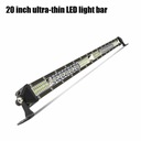 20-palcové 12V LED pracovné svetlo Bar Flood Light