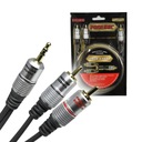 Kábel 2RCA-3,5mm 2RCA-Jack PROLINK kábel 10m