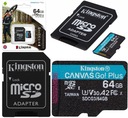 MICROSD PAMÄŤOVÁ KARTA 64 GB FAST Kingston Canvas