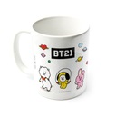 Hrnček s potlačou BT21 BTS Ceramic Na kávu 330 ml Hrnčeky pre deti