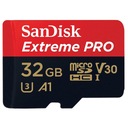 Pamäťová karta SanDisk Extreme Pro microSDHC 32 GB 100/90 MB/s A1 C10 V30 UHD