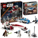 LEGO STAR WARS 75391 MIKRO stíhačka Y-WING KAPITÁNA REXA + BARC Speeder