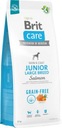 BRIT CARE GRAIN FREE JUNIOR LARGE LOSOS 12kg