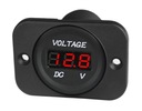 VOLTMETER JACHTOVÝ LOĎ 12V + RÁM - 03076