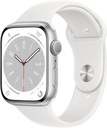 Apple Watch series 8 GPS 45mm strieborné inteligentné hodinky