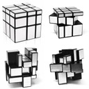 Strieborné zrkadlo Logic Cube Mirror 3x3x3 + STOJAN