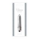 Vibrátor-VIBRATORE BULLET CLASSICS SILVER