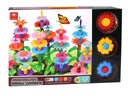 Stavebné BLOCKS FLOWER GARDEN Puzzle Kvety 133 prvkov