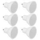 6X LED ŽIAROVKA GU10 7W 560LM TEPLÁ BIELA ​​SILNÁ