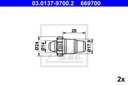 SADA NASTAVOVACÍCH SKRUTKOV BRZD BRZD AUDI Q7 09- ATE 03.0137-9700.2 Sada